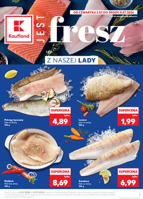 Leták Kaufland Polsko 2.7.-8.7.2026 - Ryby z našeho pultu