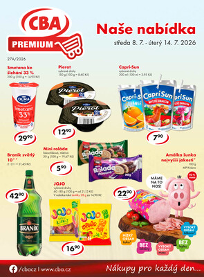 CBA Premium od 8.7. do 14.7.2026