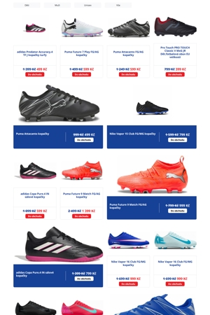 Intersport Kopačky a míče - 1. 7. 2026