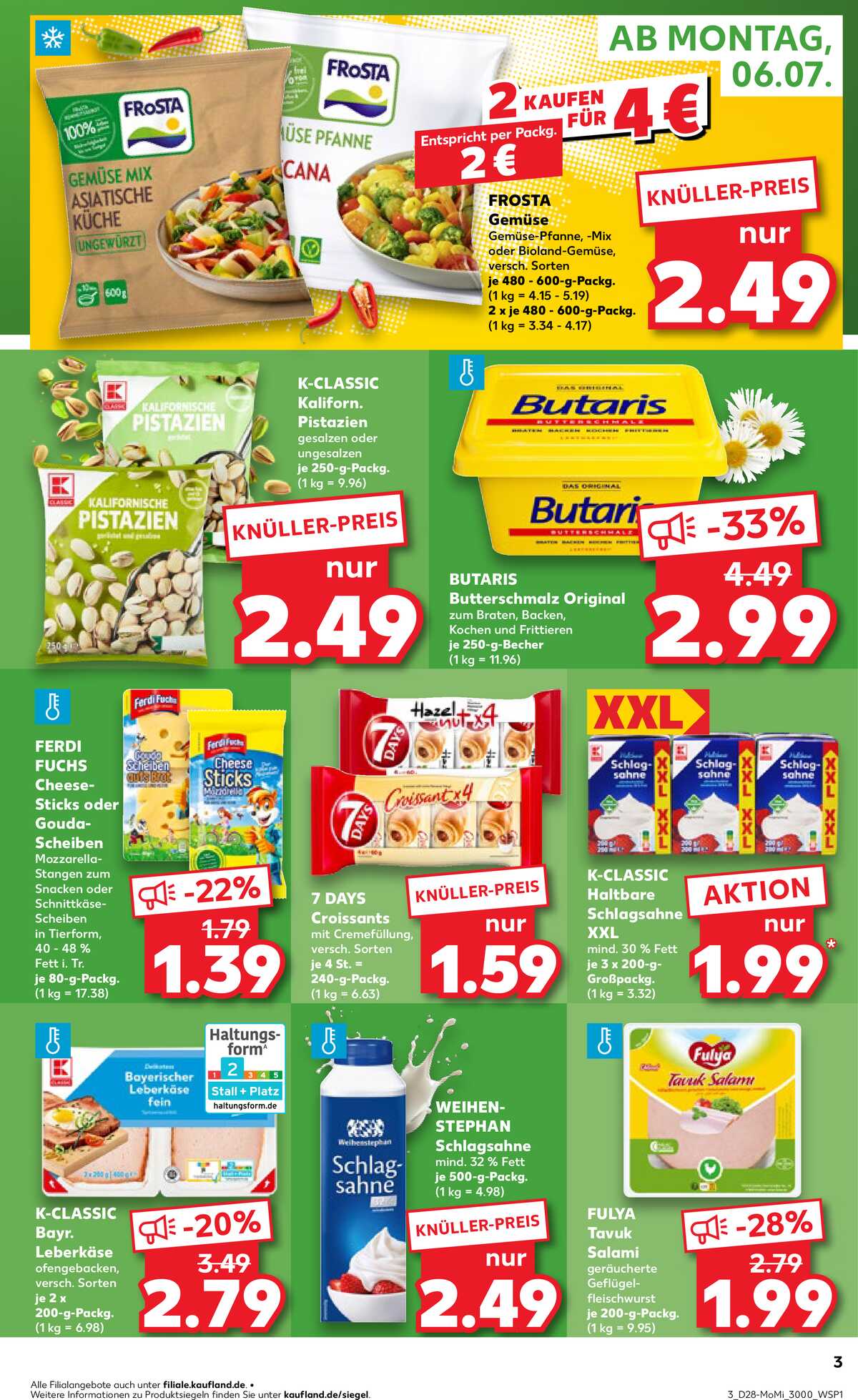 Leták Kaufland Německo 6.7.-8.7.2026 strana 3