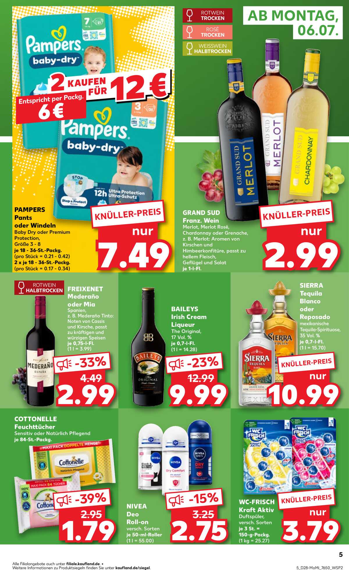Leták Kaufland Německo 6.7.-8.7.2026 strana 5