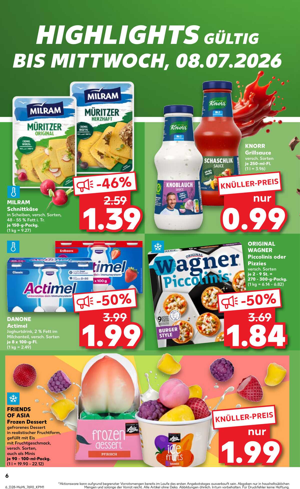 Leták Kaufland Německo 6.7.-8.7.2026 strana 6