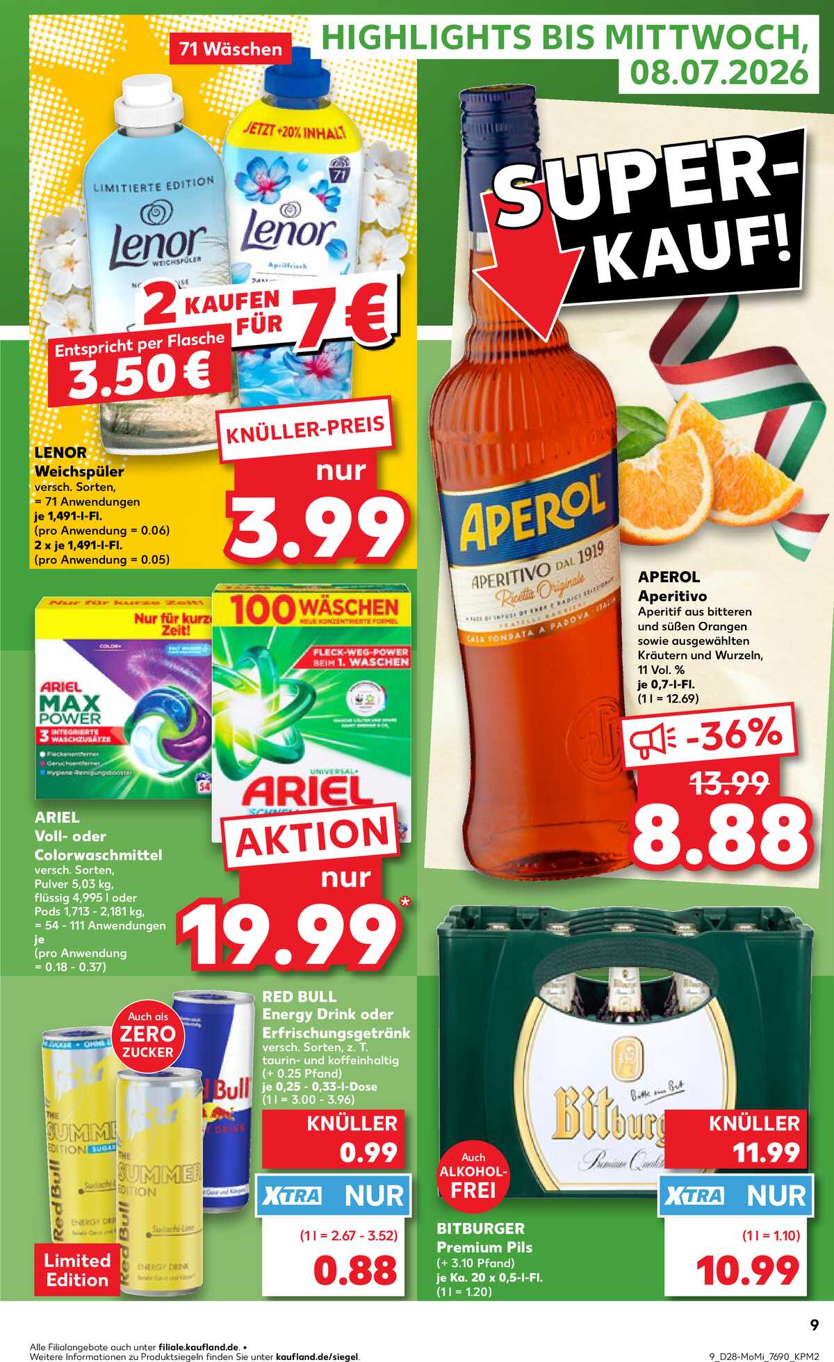 Leták Kaufland Německo 6.7.-8.7.2026 strana 9