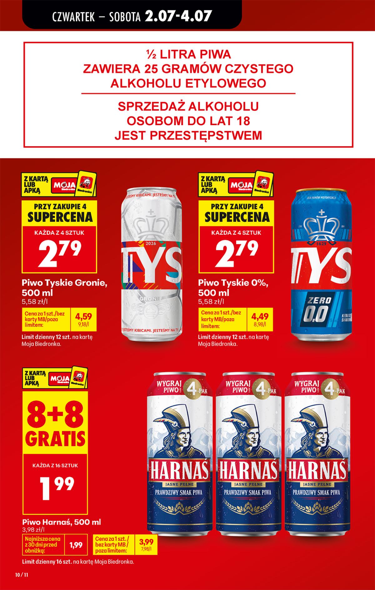 Leták Biedronka Polsko 2.7.-8.7.2026 strana 10