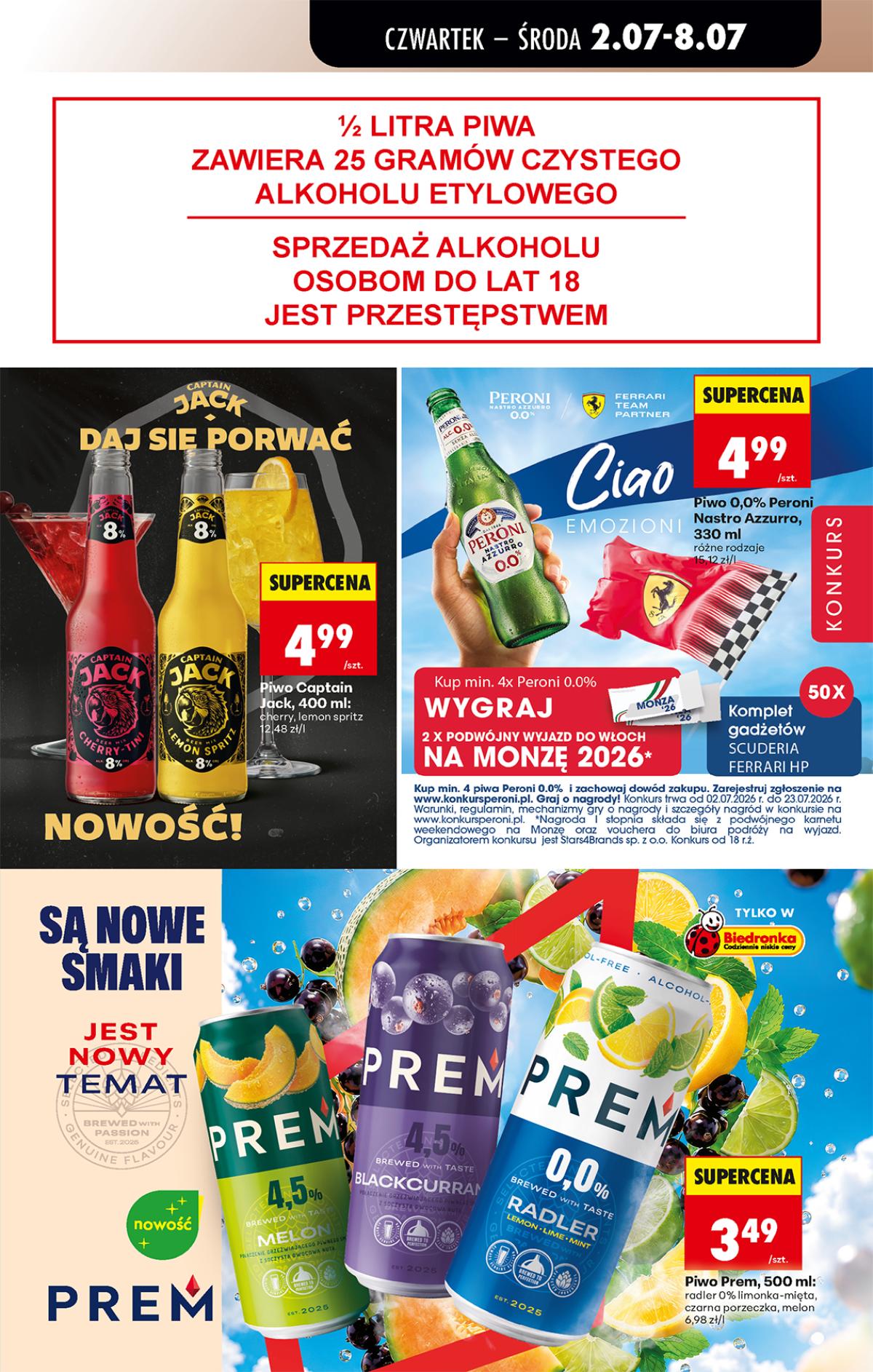 Leták Biedronka Polsko 2.7.-8.7.2026 strana 63