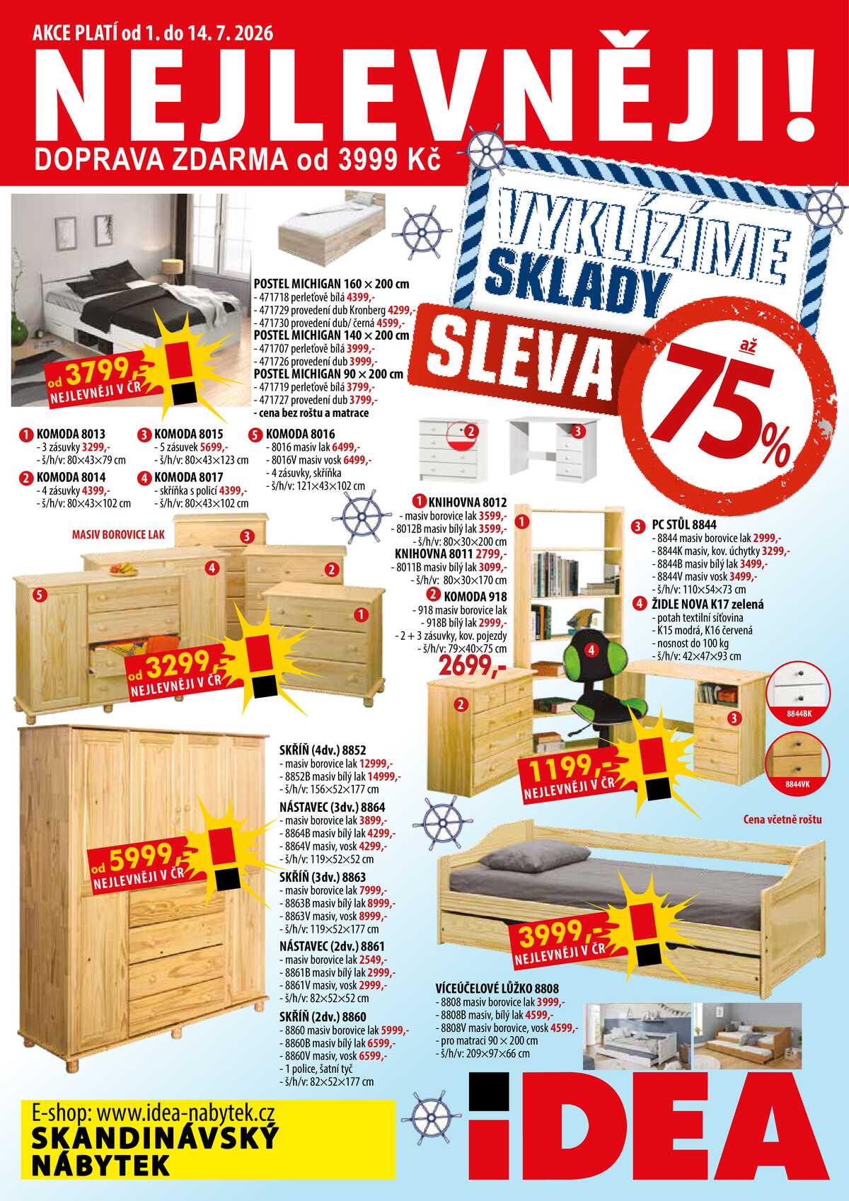 IDEA nábytek od 1.7. do 14.7.2026 strana 1