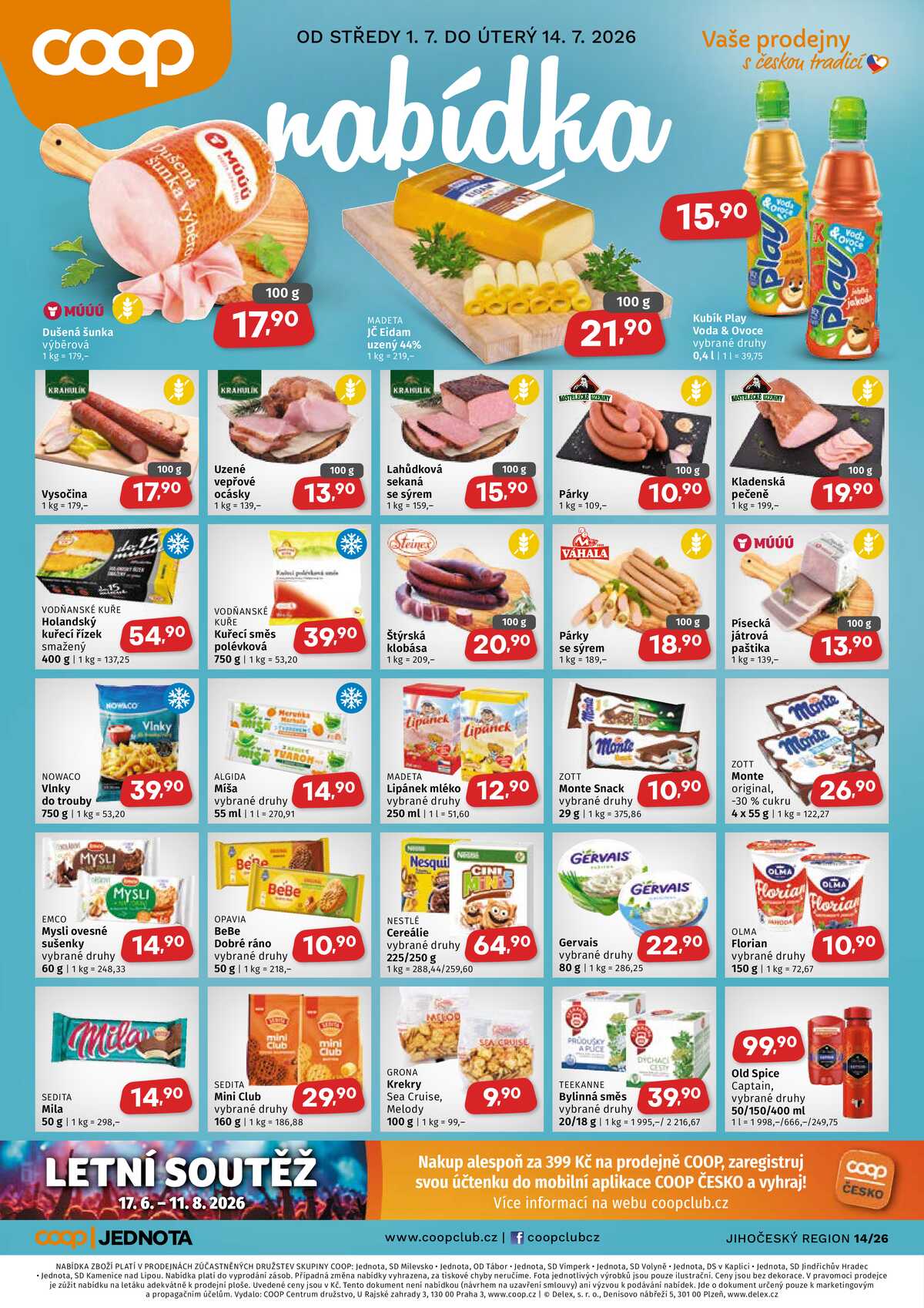 COOP Jihočeský region  do 14.7. strana 1