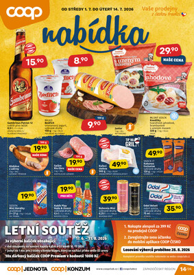 COOP Západočeský region  do 14.7.