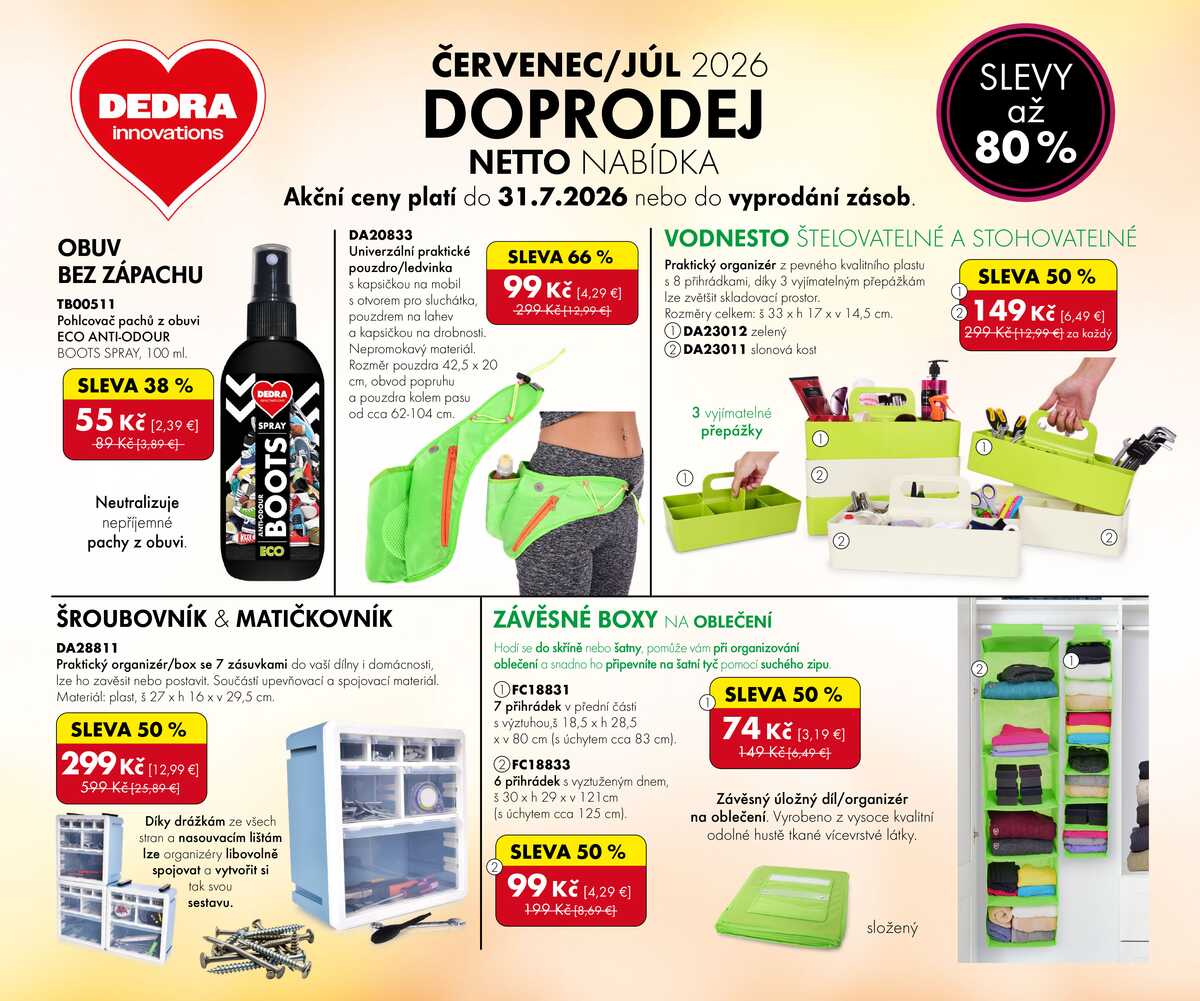 Dedra doprodej do 31.7. strana 1