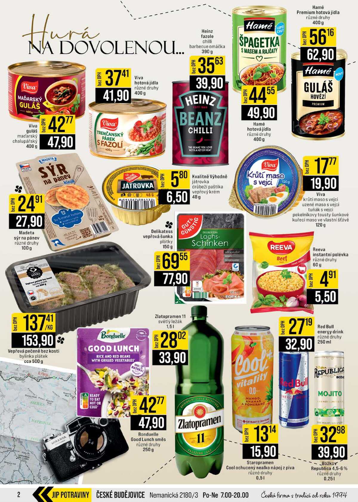 JIP Cash & Carry Brno, Praha, Ostrava, Jilemnice, Pardubice, Ostrava, Karlovy Vary, Olomouc a Zlín od 1.7. do 7.7.2026 strana 2