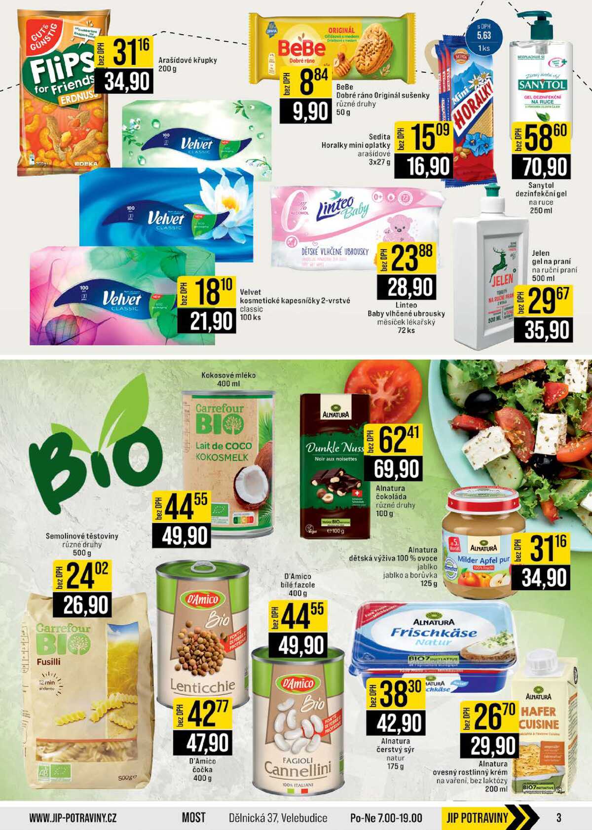 JIP Cash & Carry Brno, Praha, Ostrava, Jilemnice, Pardubice, Ostrava, Karlovy Vary, Olomouc a Zlín od 1.7. do 7.7.2026 strana 3