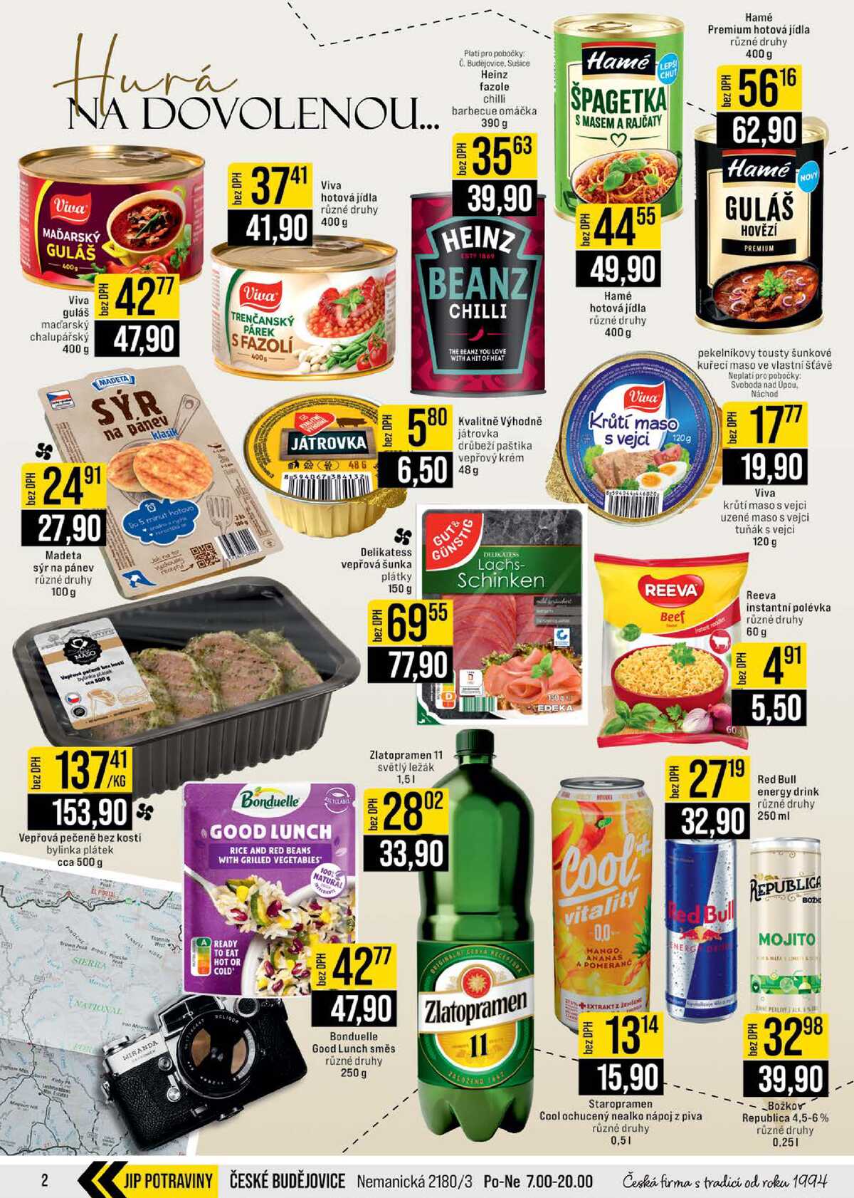 JIP Cash & Carry České Budějovice, Most, Náchod, Polička, Sušice a Svoboda nad Úpou od 1.7. do 7.7.2026 strana 2
