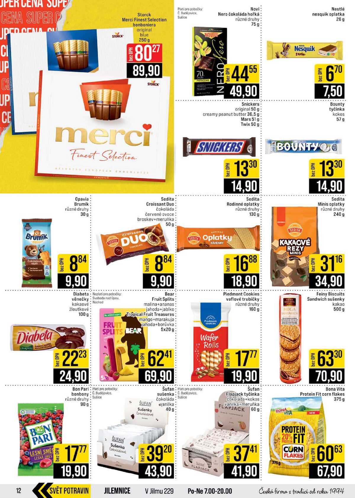JIP Cash & Carry České Budějovice, Most, Náchod, Polička, Sušice a Svoboda nad Úpou od 1.7. do 7.7.2026 strana 12