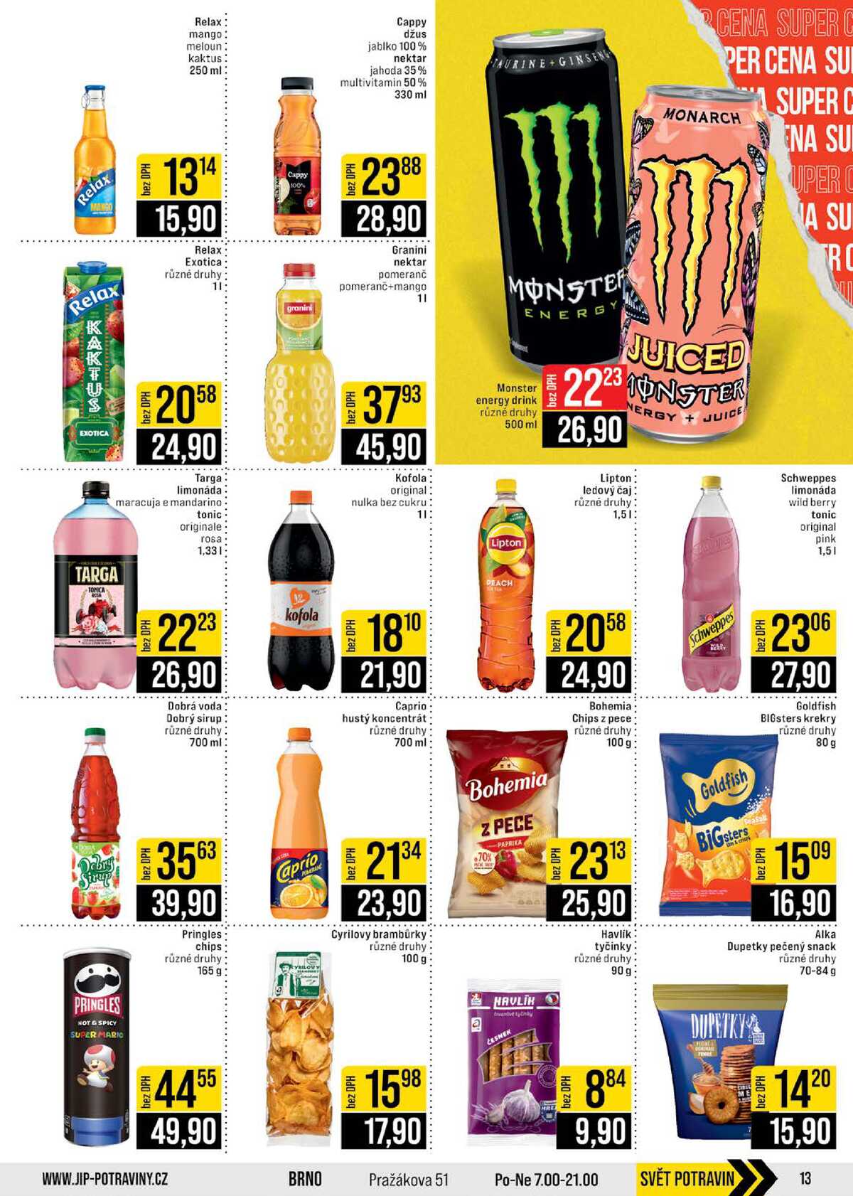 JIP Cash & Carry České Budějovice, Most, Náchod, Polička, Sušice a Svoboda nad Úpou od 1.7. do 7.7.2026 strana 13
