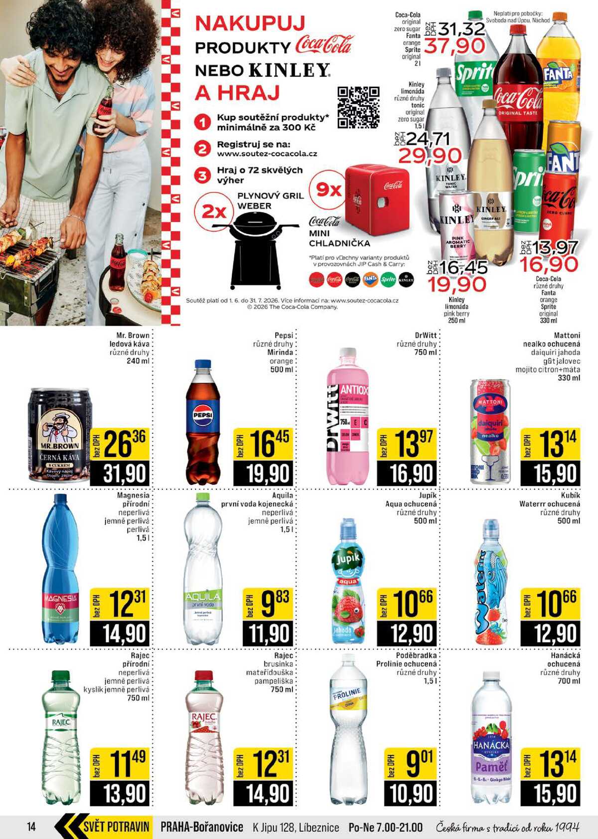 JIP Cash & Carry České Budějovice, Most, Náchod, Polička, Sušice a Svoboda nad Úpou od 1.7. do 7.7.2026 strana 14