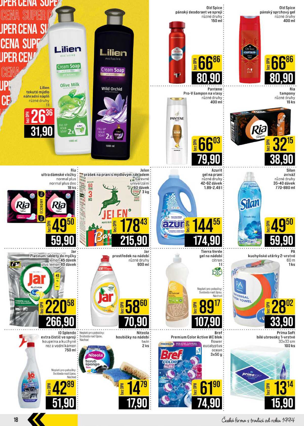 JIP Cash & Carry České Budějovice, Most, Náchod, Polička, Sušice a Svoboda nad Úpou od 1.7. do 7.7.2026 strana 18