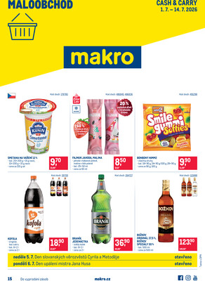 MAKRO Maloobchod od 1.7. do 14.7.2026