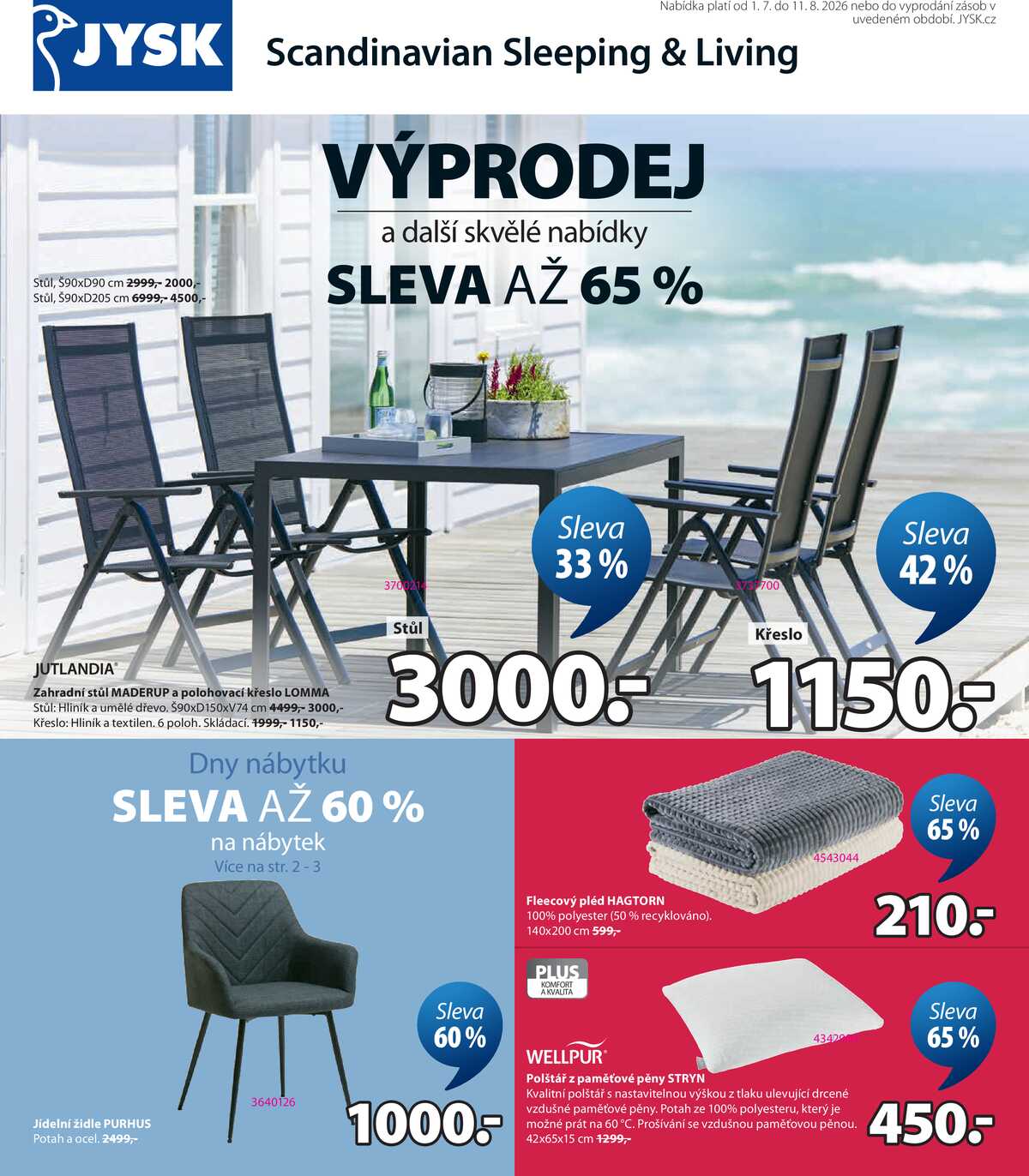 Jysk od 1.7. do 11.8.2026 strana 1