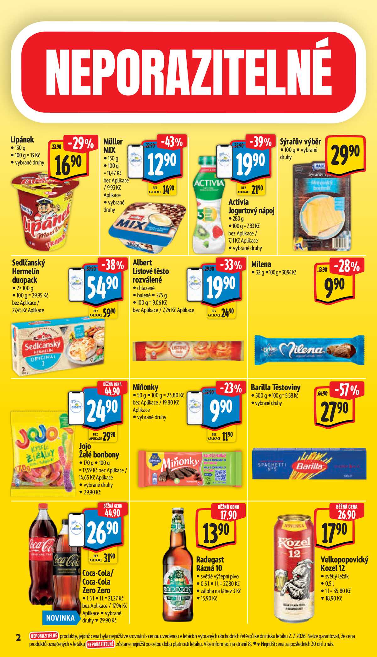 Albert Supermarket od 8.7. do 14.7.2026 strana 2