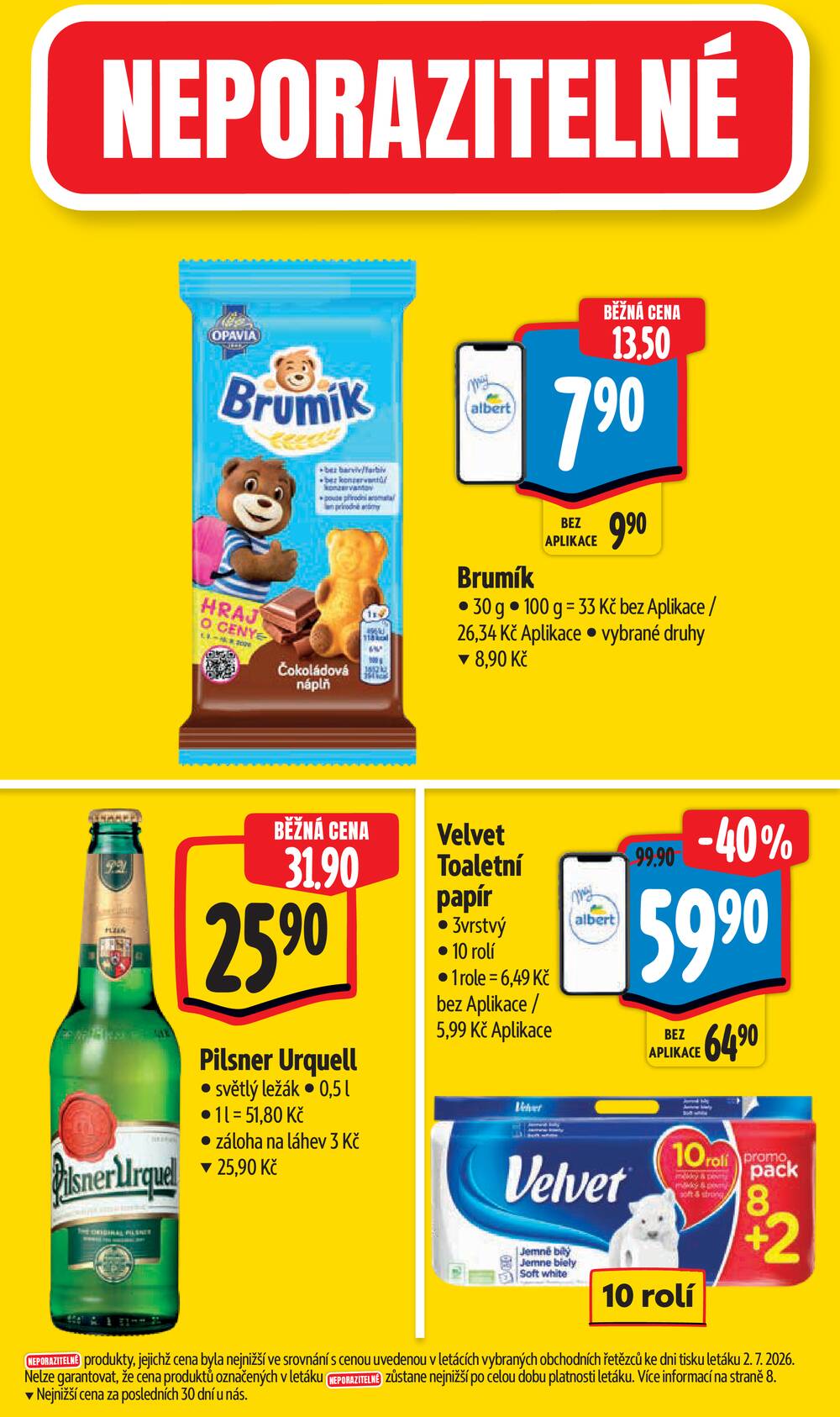 Leták Albert - Albert Supermarket Jihomoravský od 8.7. do 14.7.2026 - strana 5 Leták Albert - Albert Supermarket Jihomoravský od 8.7. do 14.7.2026 - strana 5