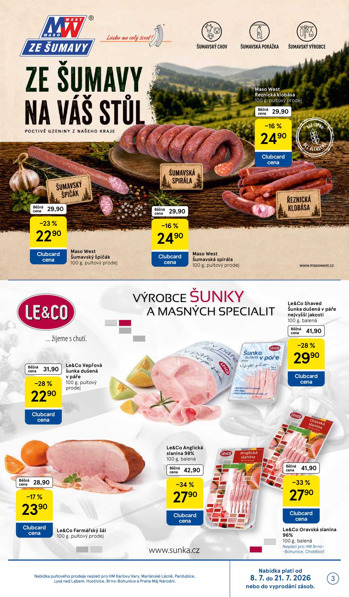 Tesco malé hypermarkety katalog značky od 8.7. do 4.8.2026 strana 3