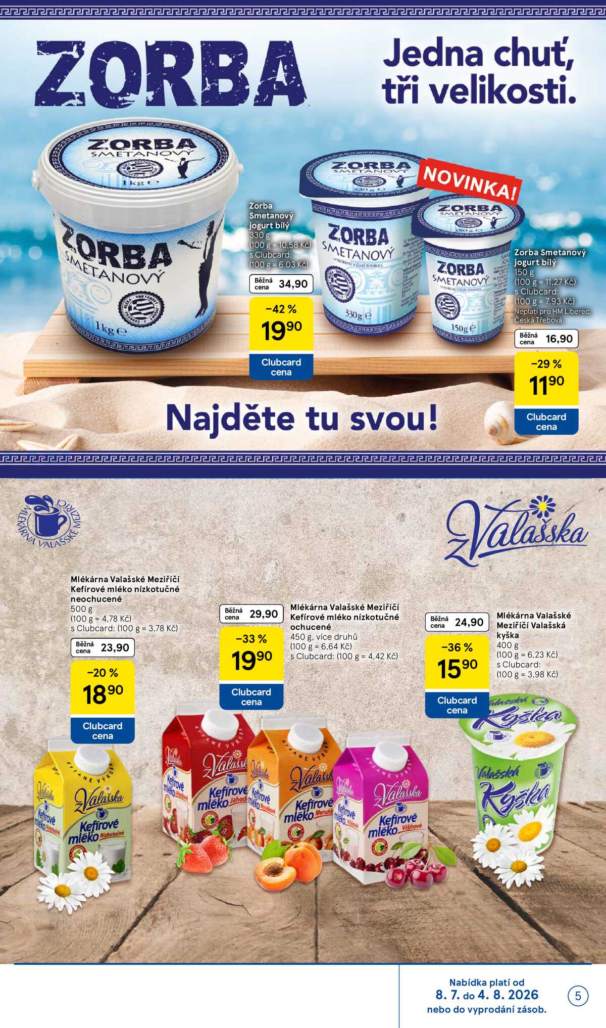 Tesco malé hypermarkety katalog značky od 8.7. do 4.8.2026 strana 5