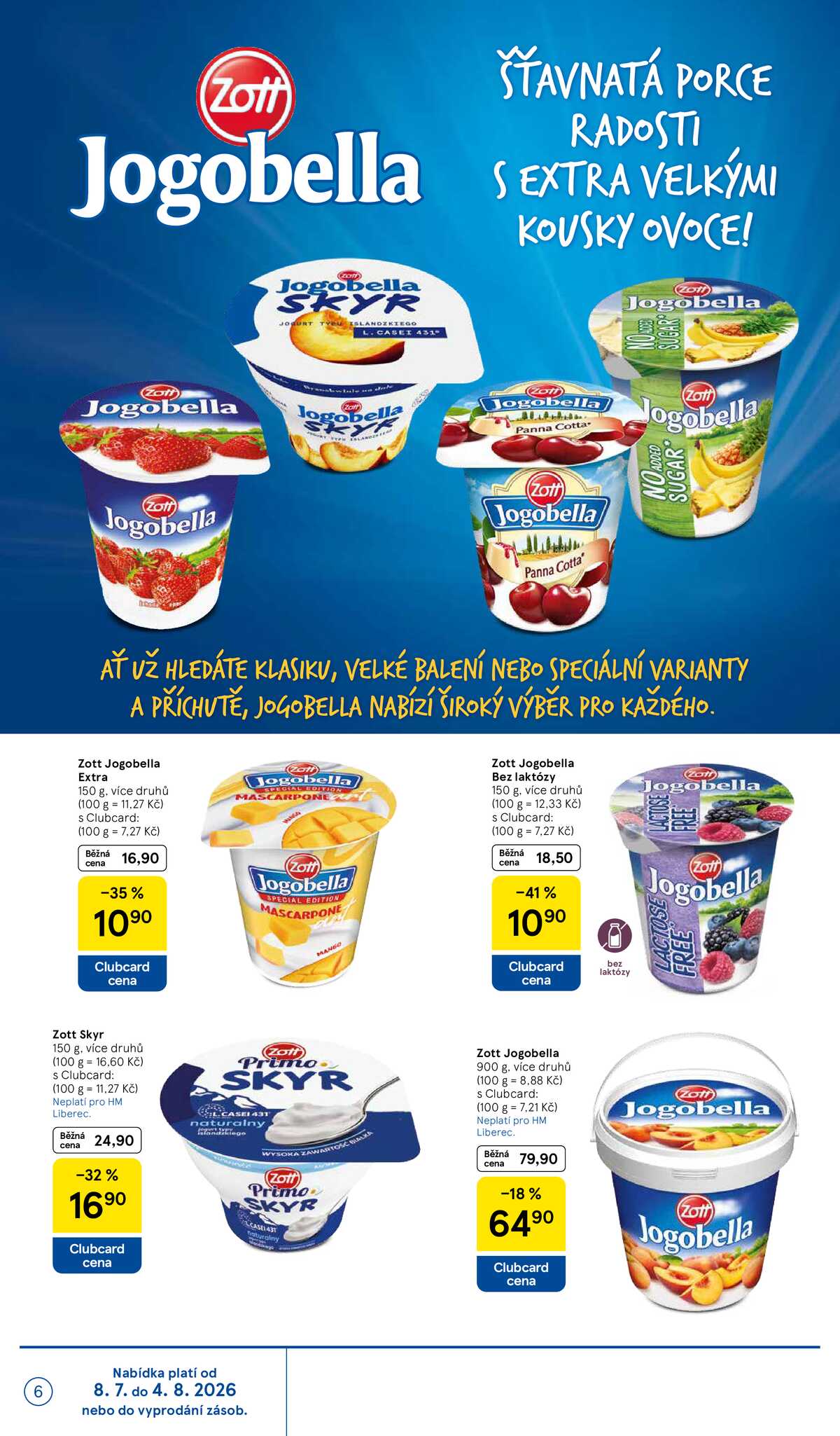 Tesco malé hypermarkety katalog značky od 8.7. do 4.8.2026 strana 6