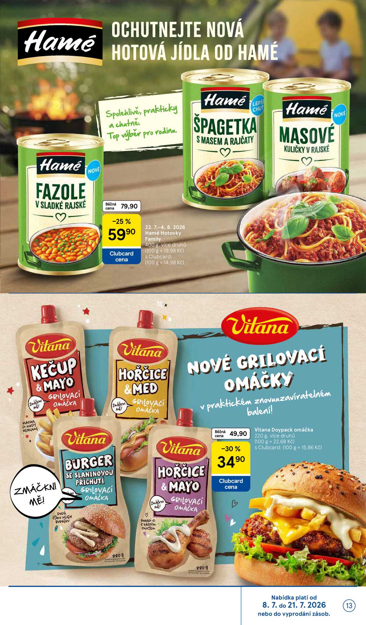Tesco malé hypermarkety katalog značky od 8.7. do 4.8.2026 strana 13