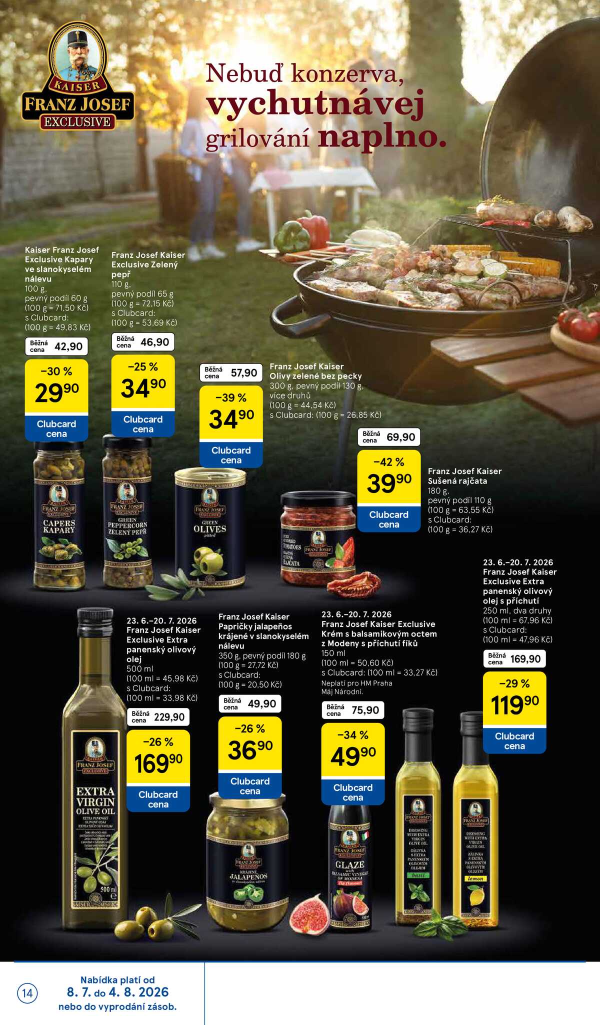 Tesco malé hypermarkety katalog značky od 8.7. do 4.8.2026 strana 14