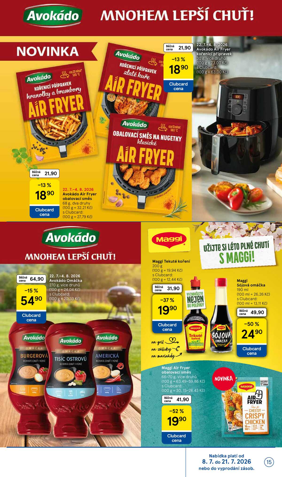 Tesco malé hypermarkety katalog značky od 8.7. do 4.8.2026 strana 15
