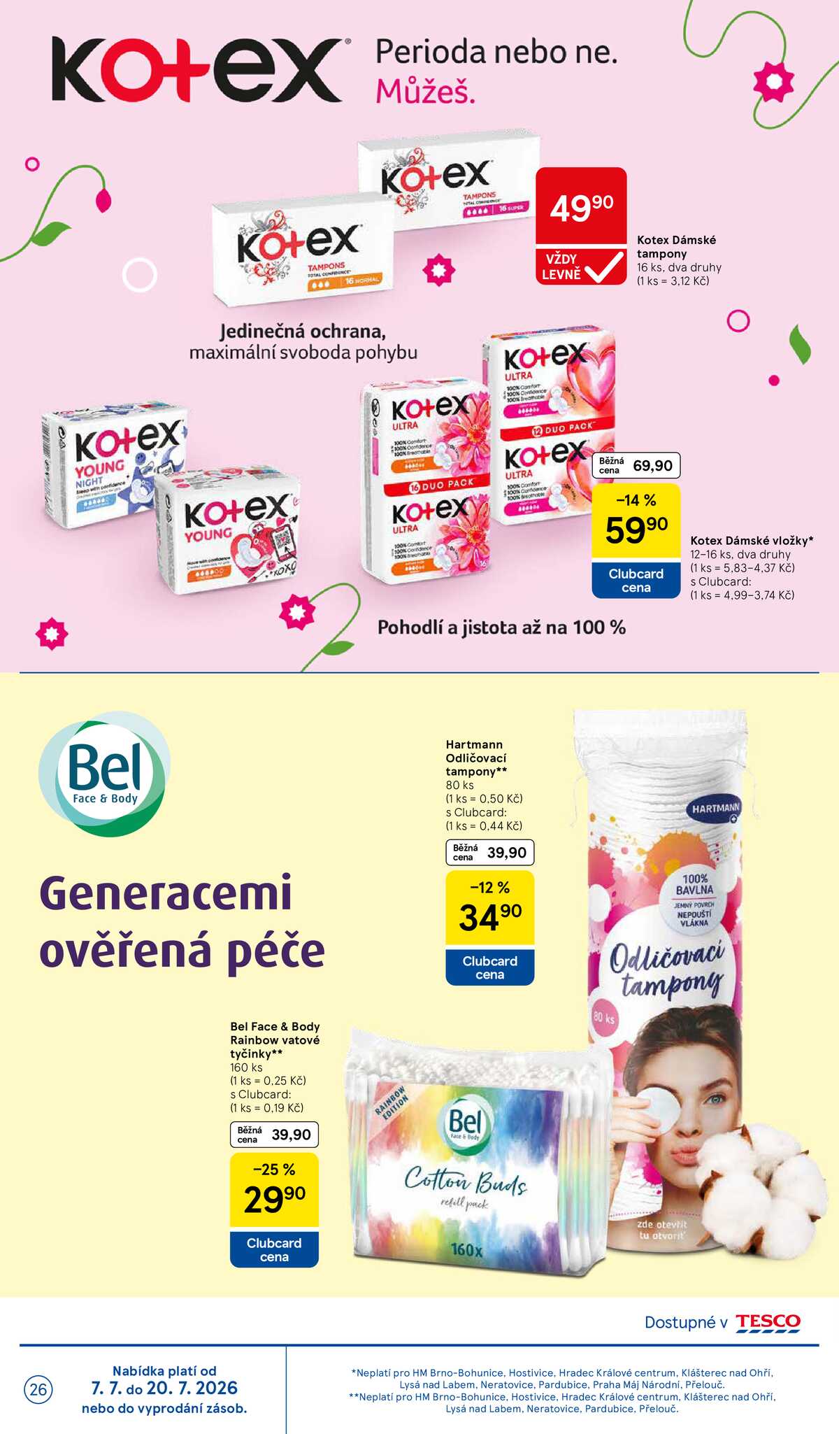 Tesco malé hypermarkety katalog značky od 8.7. do 4.8.2026 strana 26