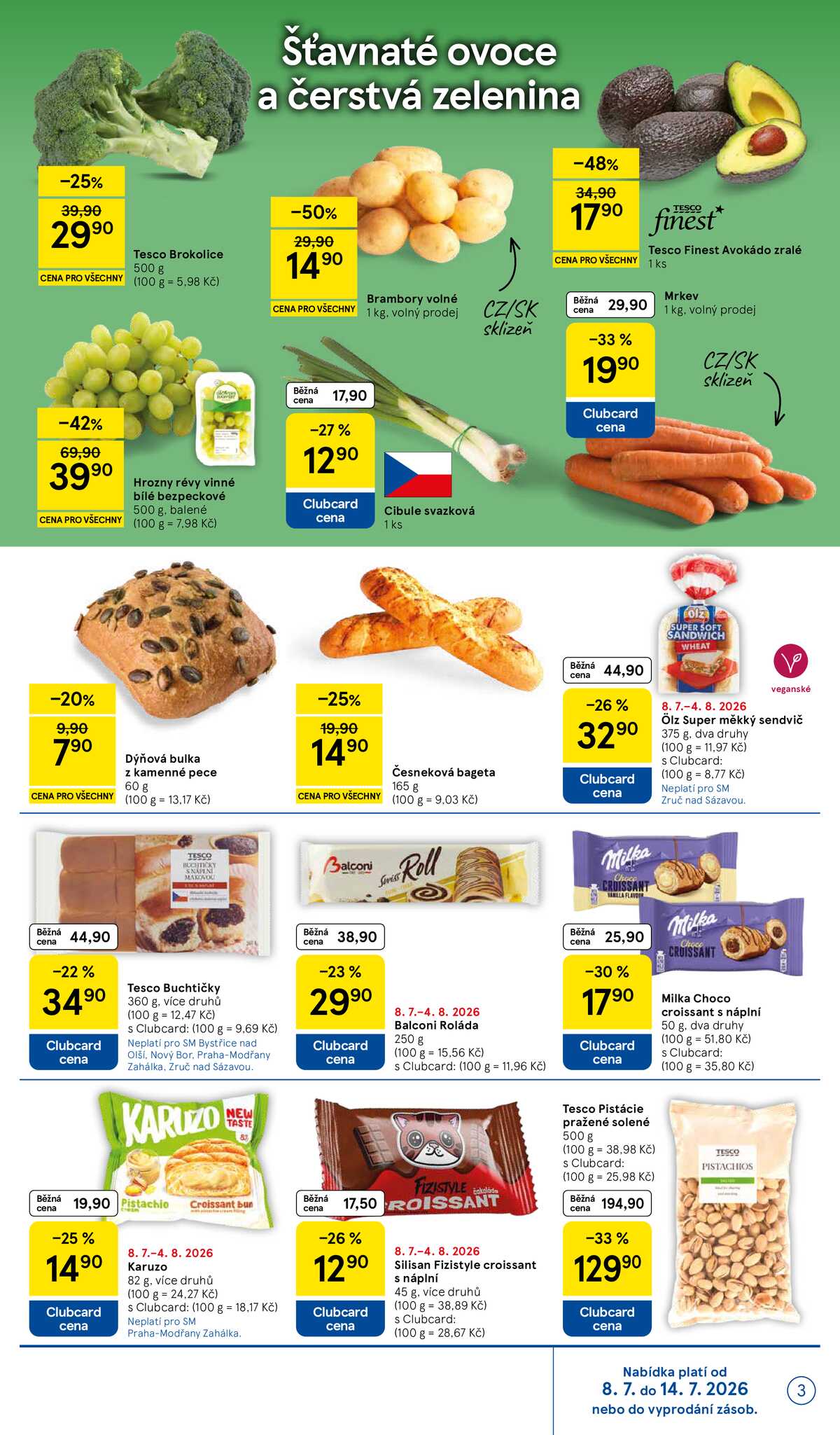 Tesco supermarkety od 8.7. do 14.7.2026 strana 3