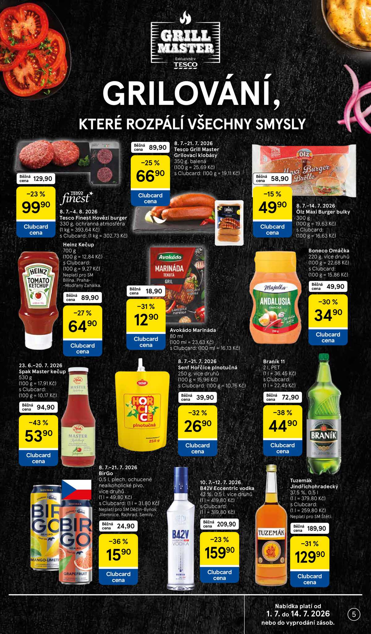 Tesco supermarkety od 8.7. do 14.7.2026 strana 5