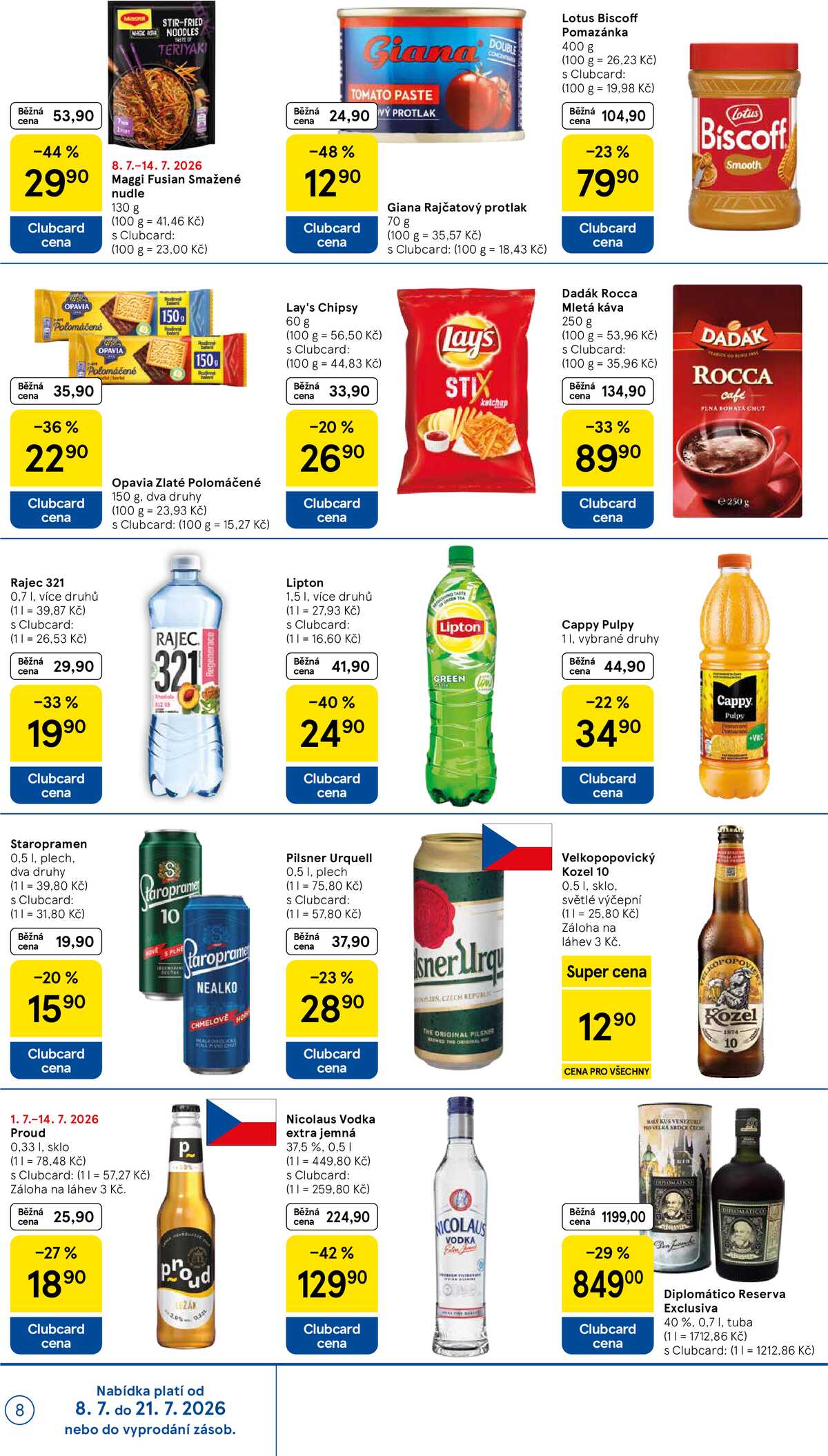 Tesco supermarkety od 8.7. do 14.7.2026 strana 8