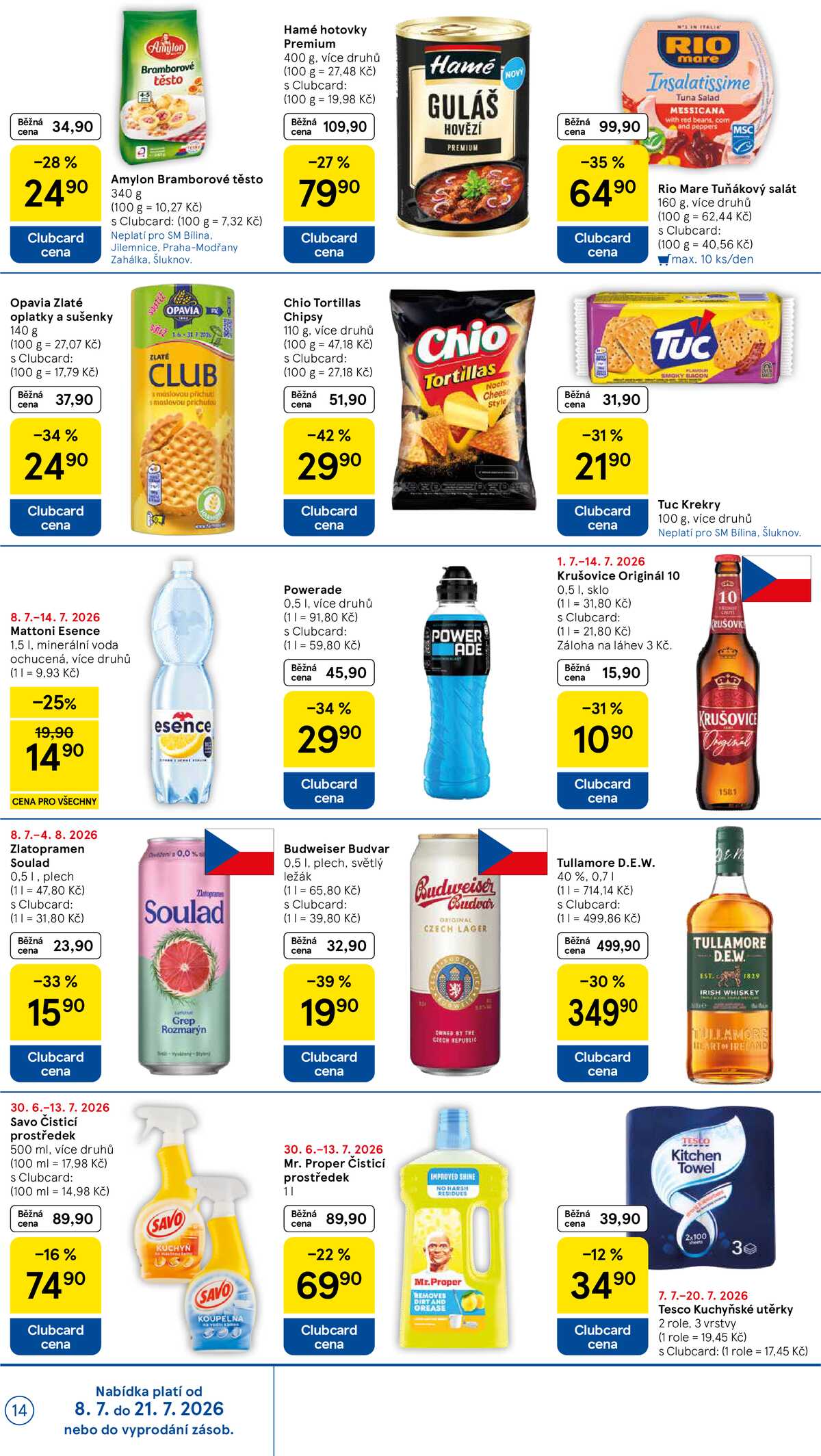 Tesco supermarkety od 8.7. do 14.7.2026 strana 14