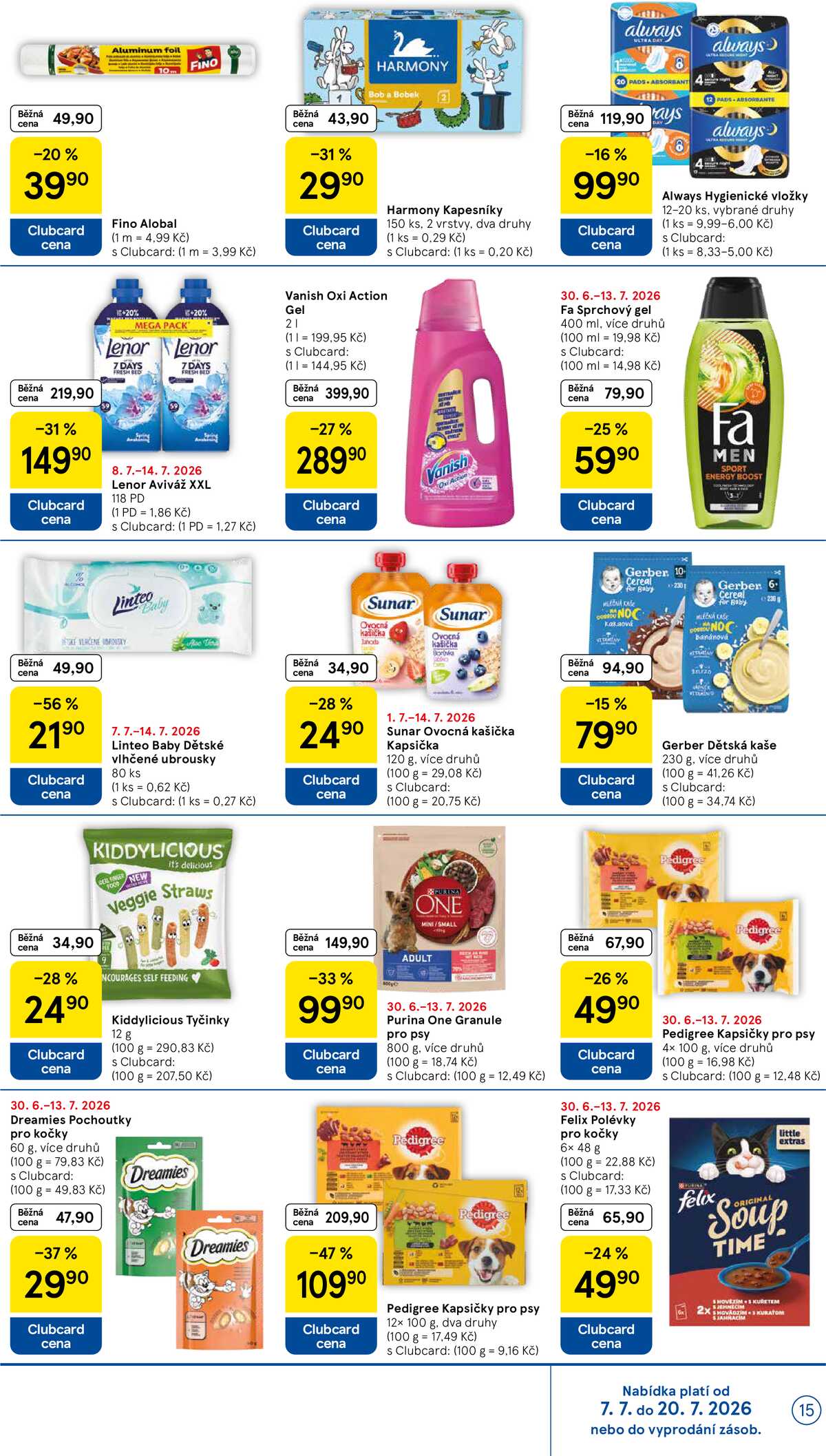 Tesco supermarkety od 8.7. do 14.7.2026 strana 15