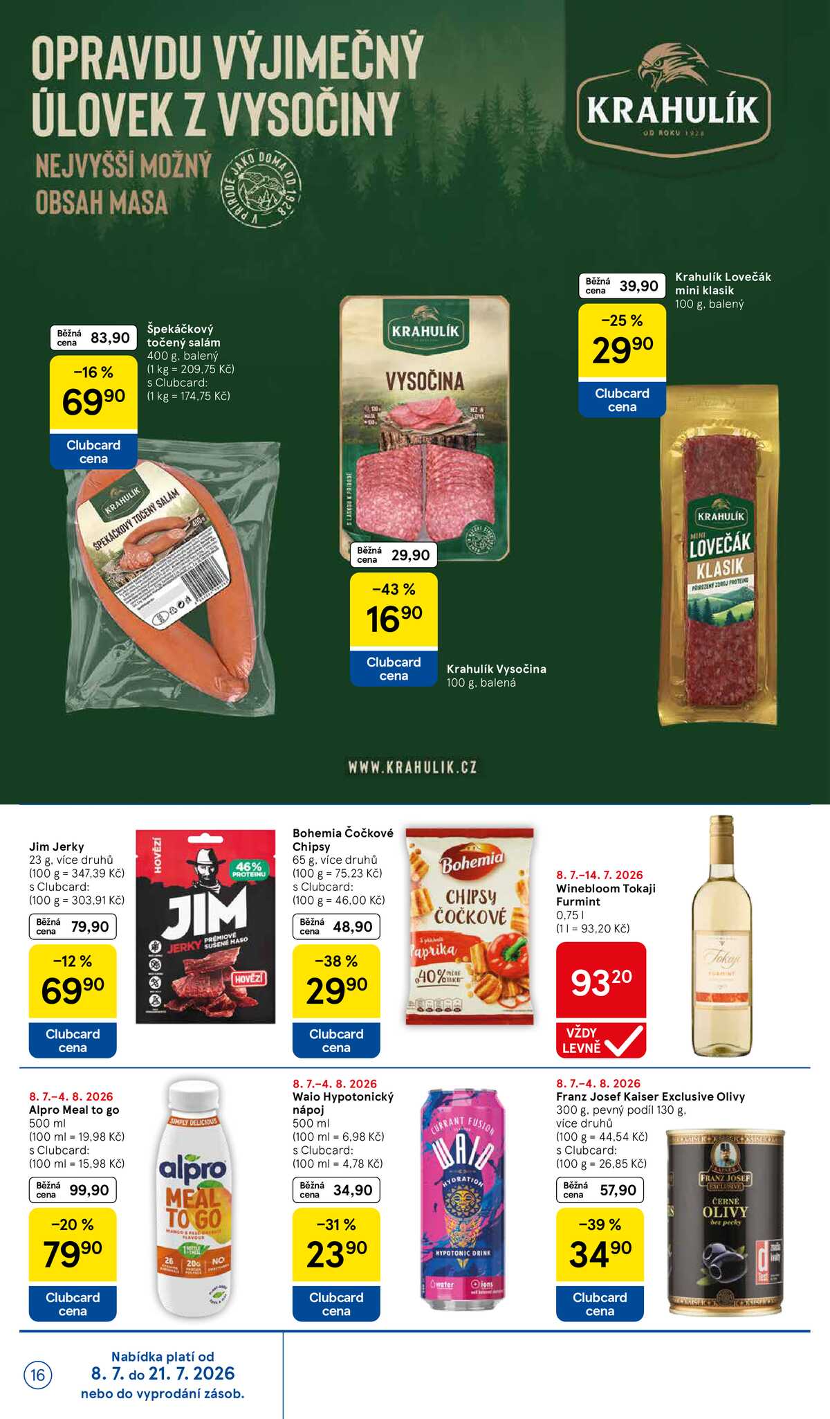 Tesco supermarkety od 8.7. do 14.7.2026 strana 16