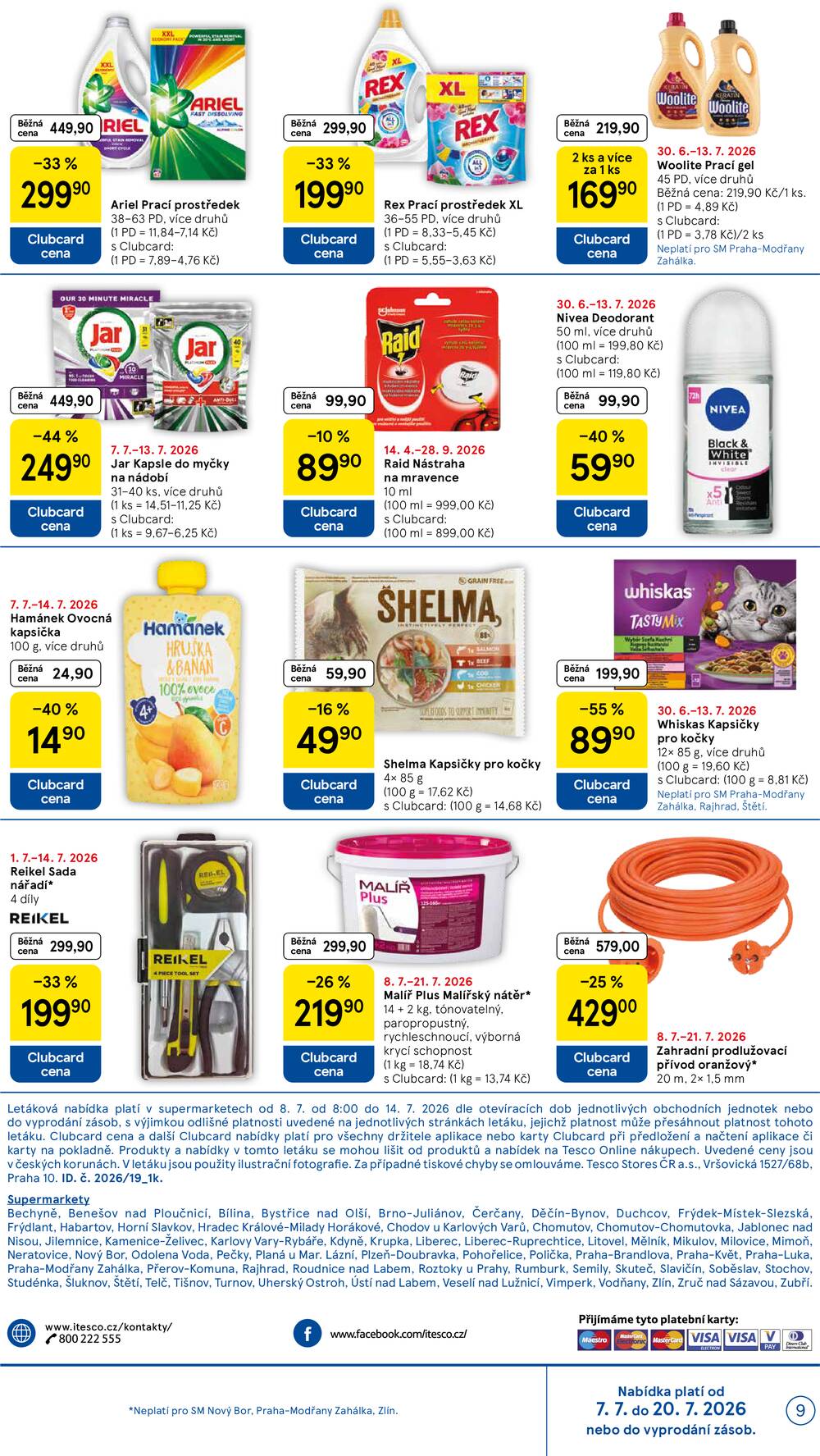 Leták Tesco - Tesco supermarkety od 8.7. do 14.7.2026 - strana 9 Leták Tesco - Tesco supermarkety od 8.7. do 14.7.2026 - strana 9