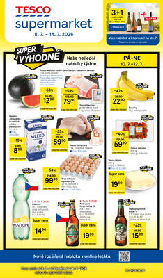 Tesco supermarkety od 8.7. do 14.7.2026