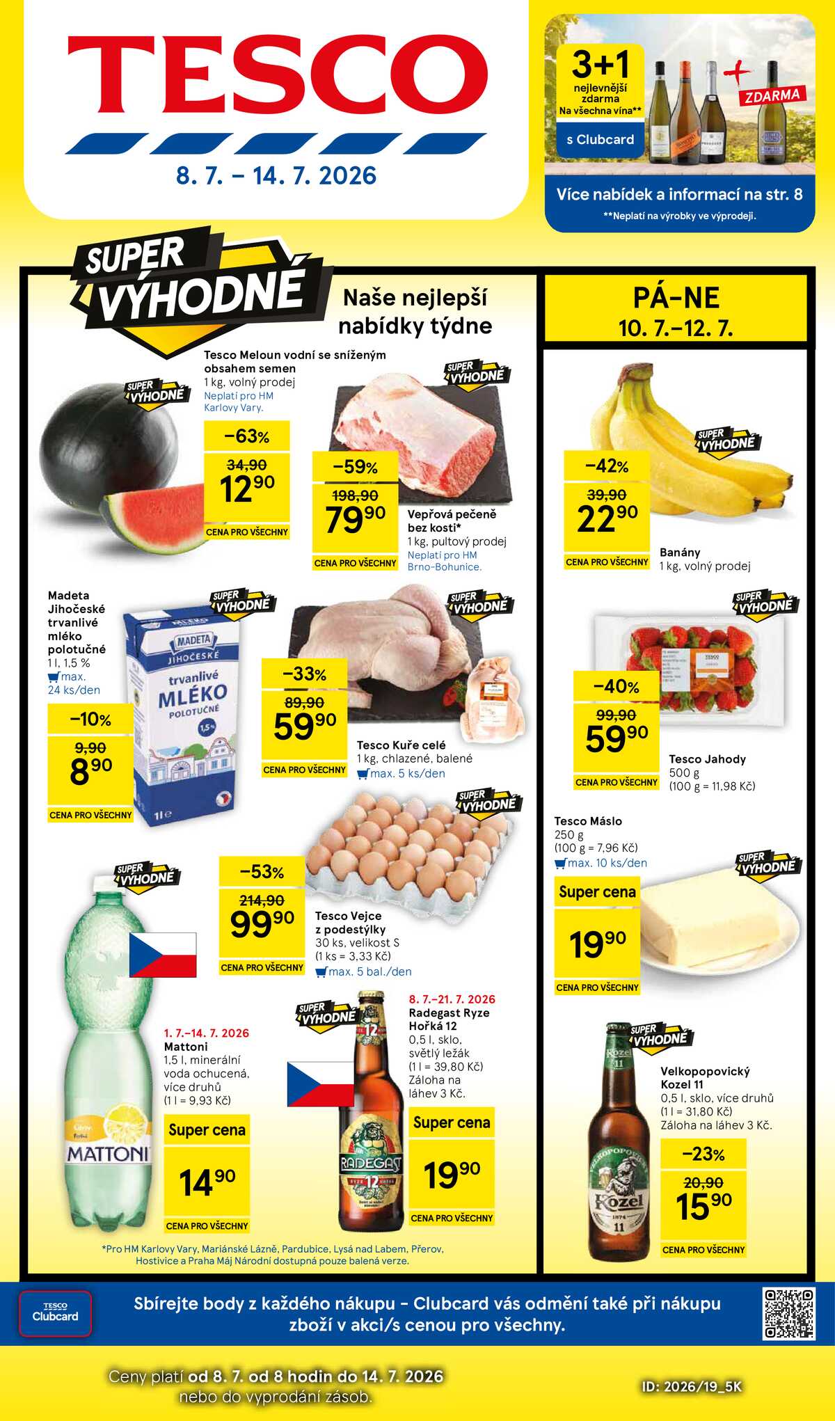 Tesco malé hypermarkety od 8.7. do 14.7.2026 strana 1