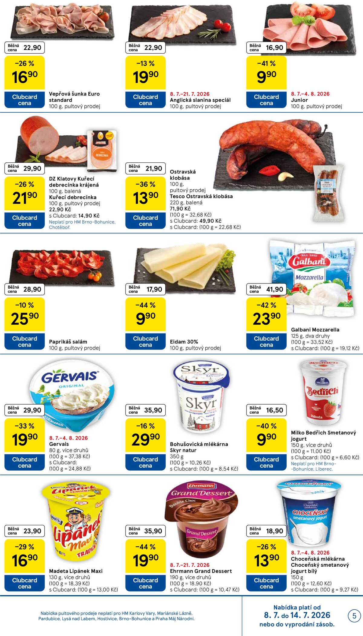 Tesco malé hypermarkety od 8.7. do 14.7.2026 strana 5