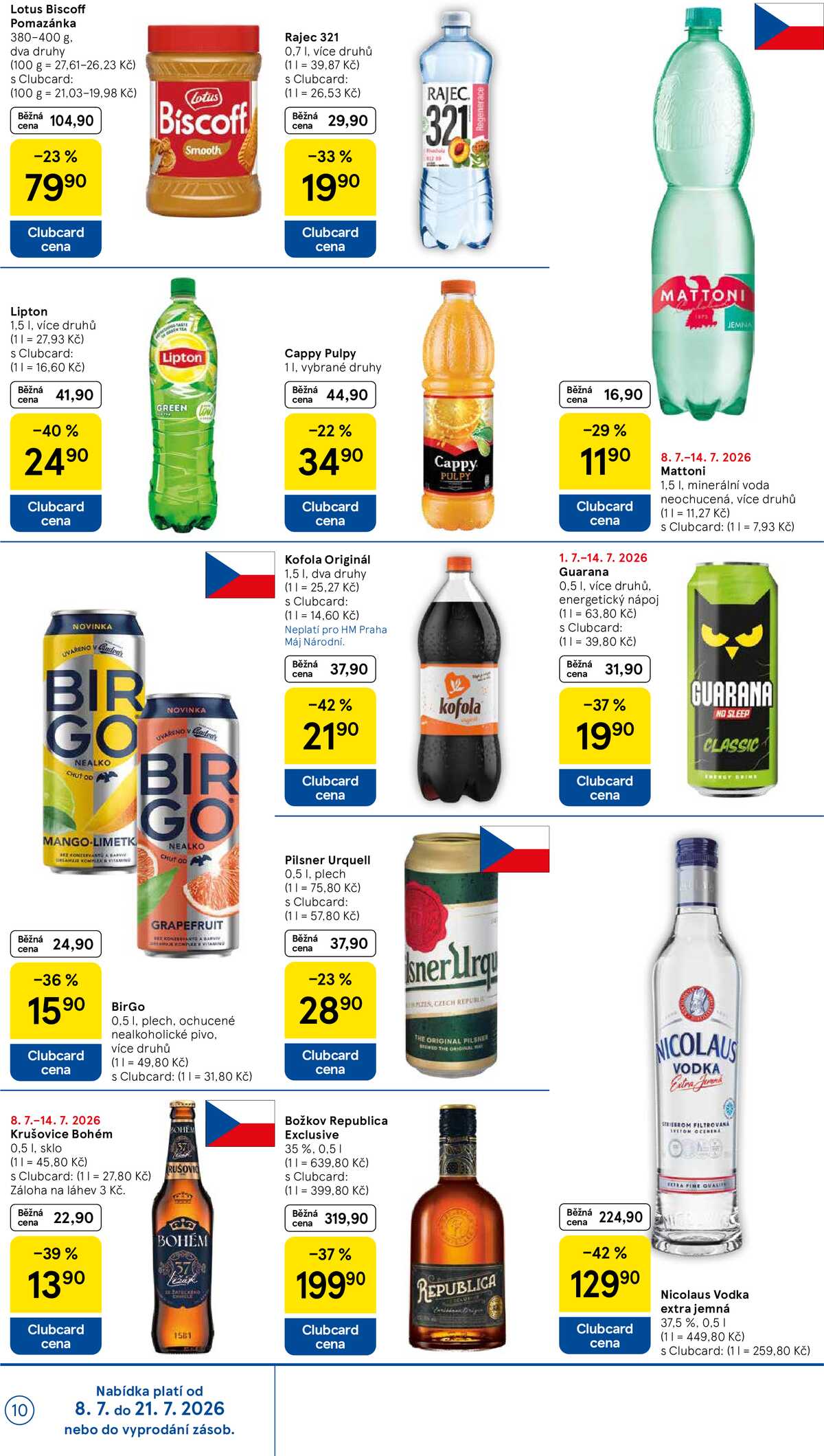 Tesco malé hypermarkety od 8.7. do 14.7.2026 strana 10