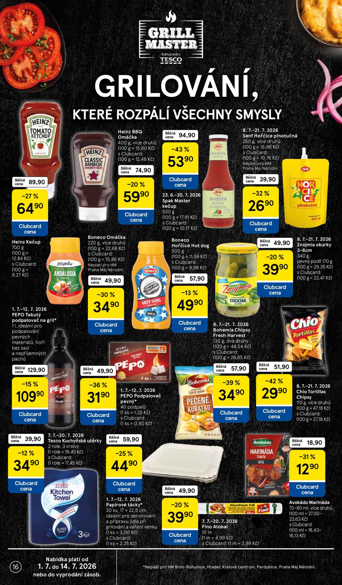 Tesco malé hypermarkety od 8.7. do 14.7.2026 strana 16
