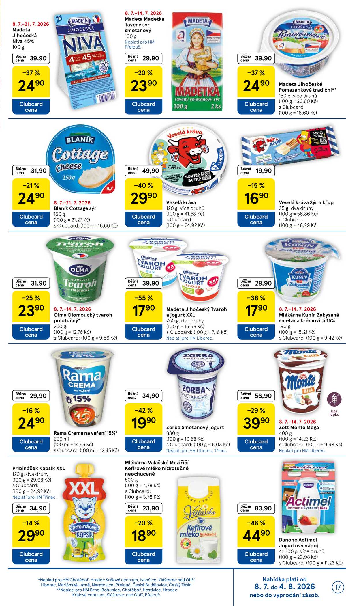 Tesco malé hypermarkety od 8.7. do 14.7.2026 strana 17