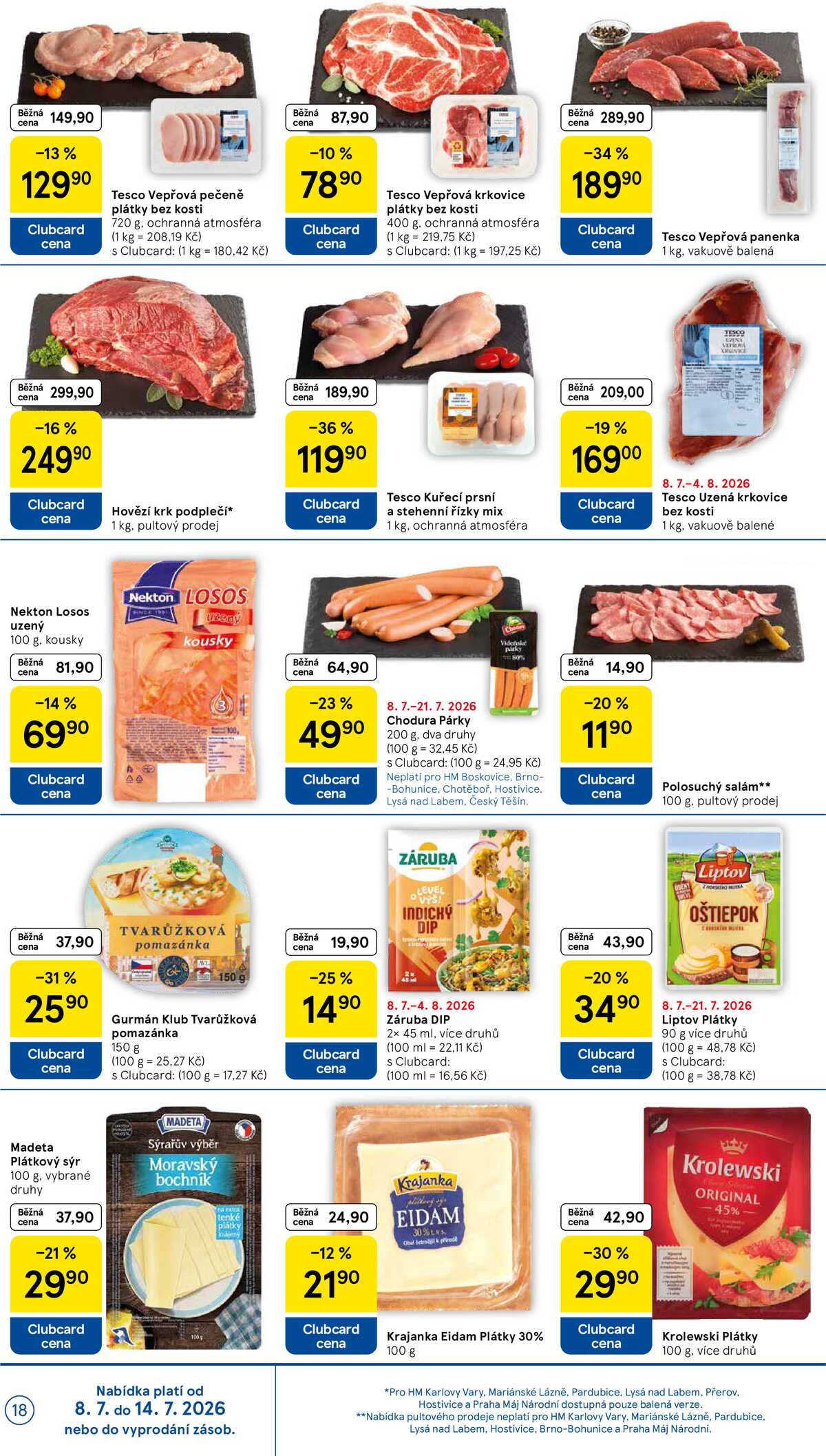 Tesco malé hypermarkety od 8.7. do 14.7.2026 strana 18