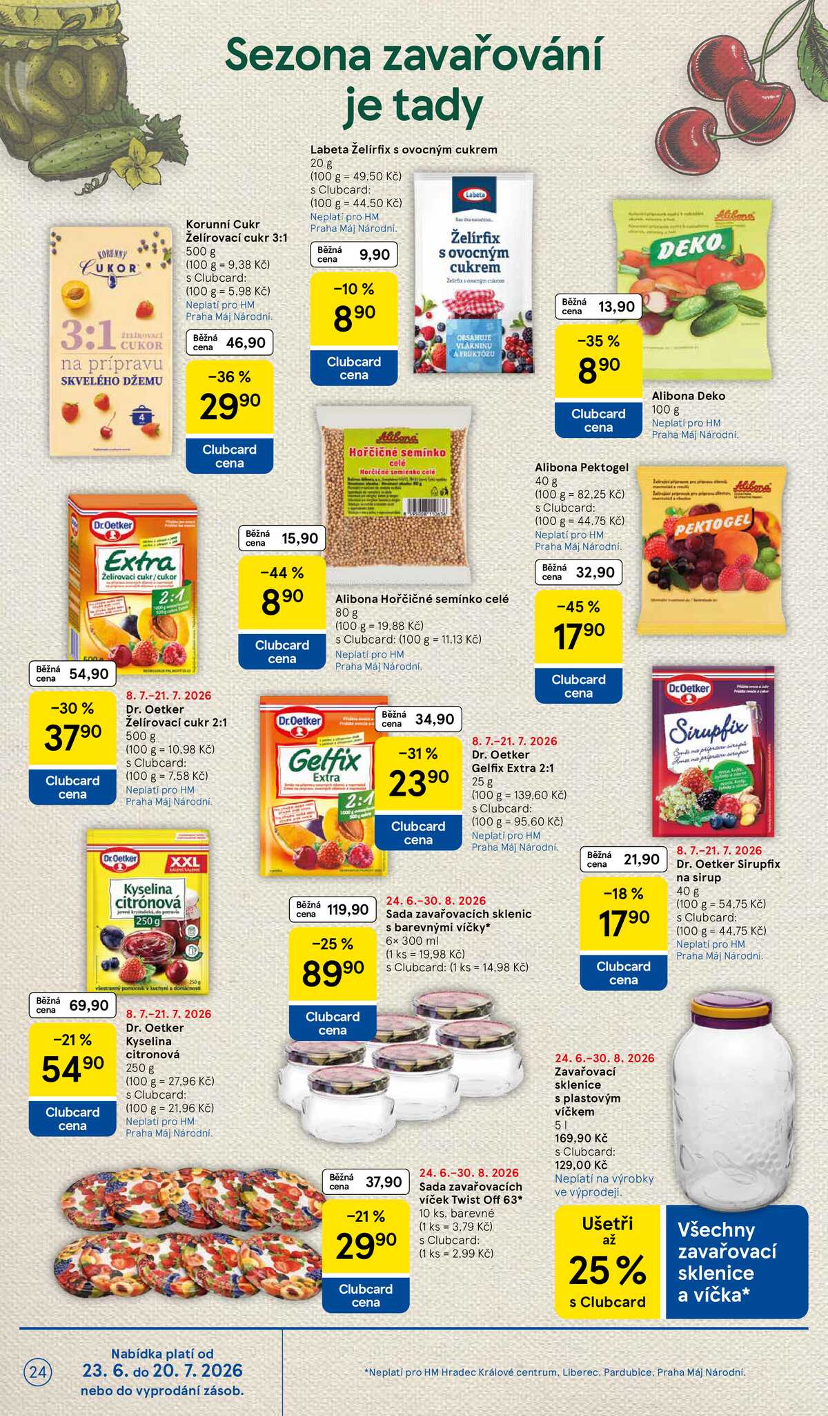 Tesco malé hypermarkety od 8.7. do 14.7.2026 strana 24