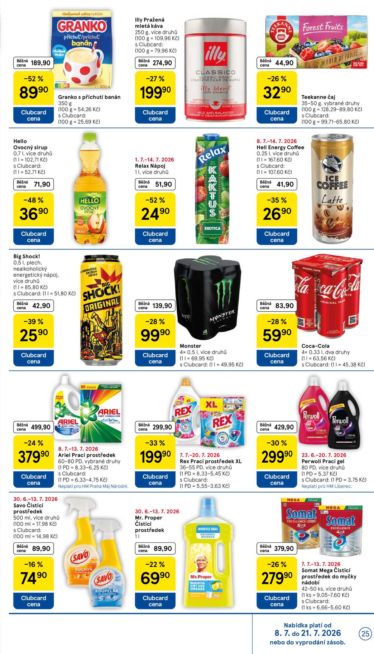 Tesco malé hypermarkety od 8.7. do 14.7.2026 strana 25