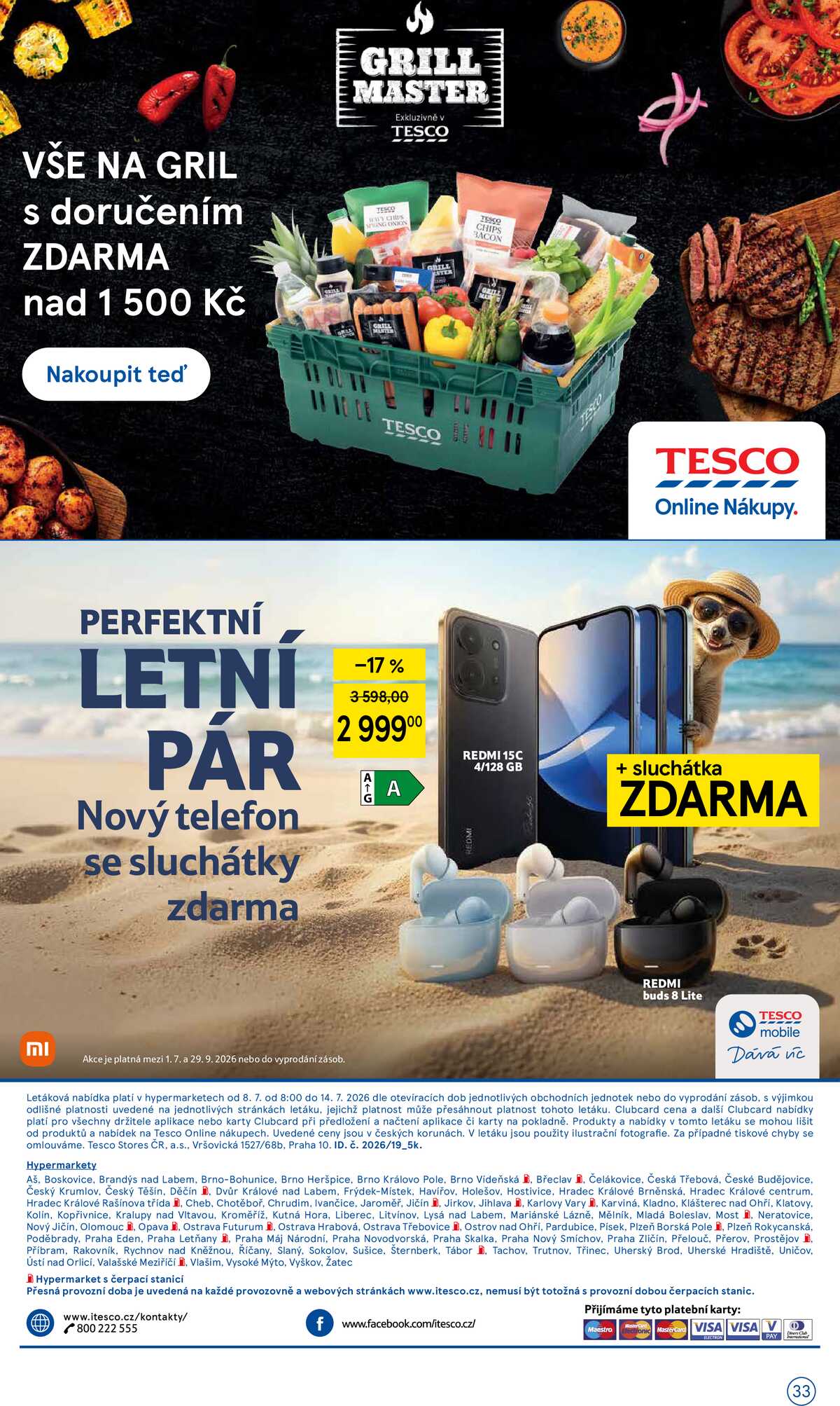 Tesco malé hypermarkety od 8.7. do 14.7.2026 strana 33