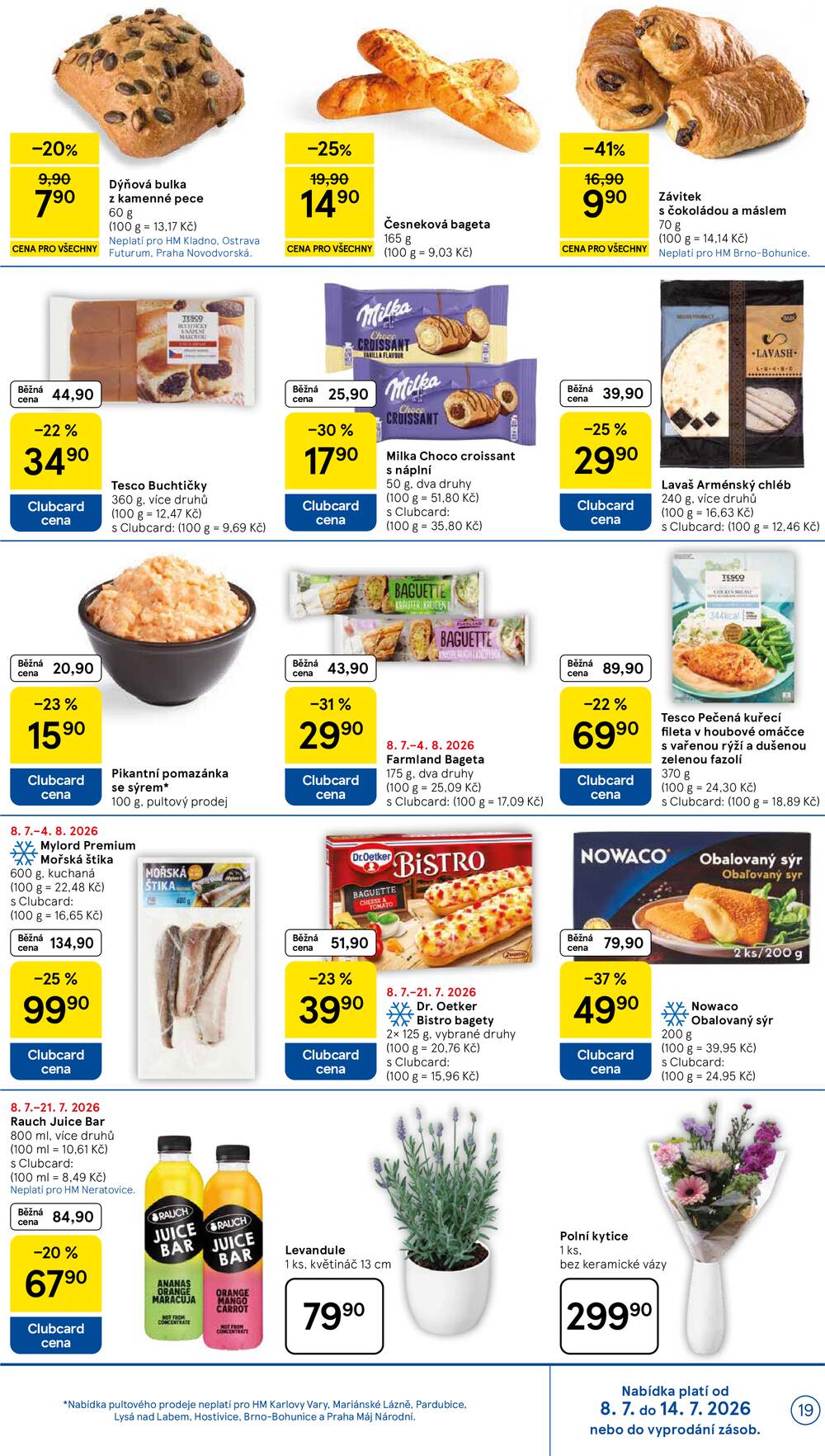 Tesco malé hypermarkety od 8.7. do 14.7.2026