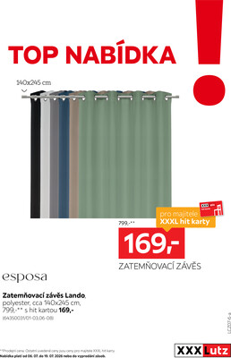 XXXLutz Top nabídka 6.7. - 19.7.